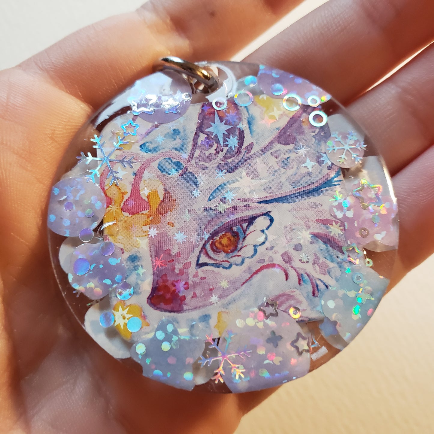 Original Painting Keychain