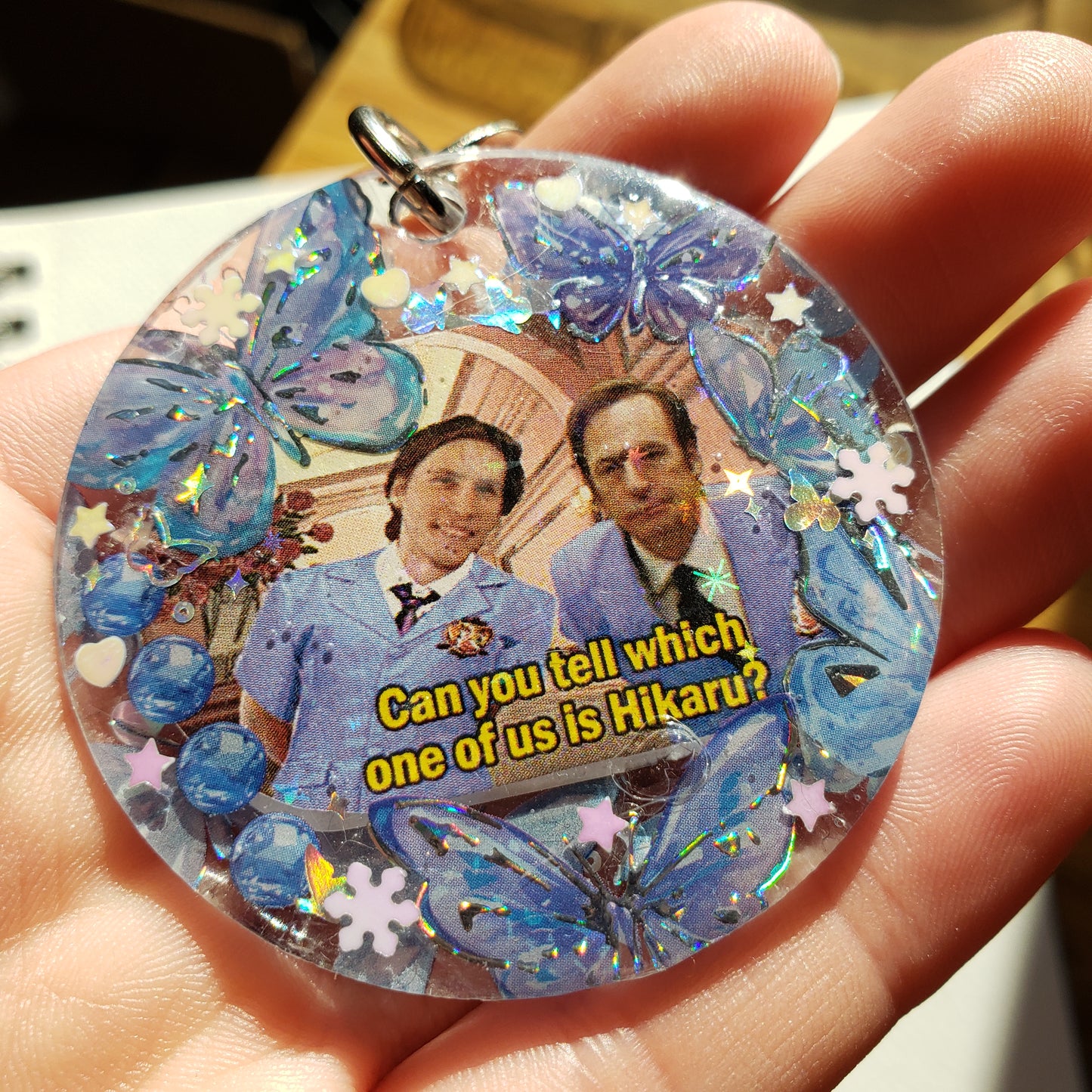 Jerma + Saul Goodman Keychain