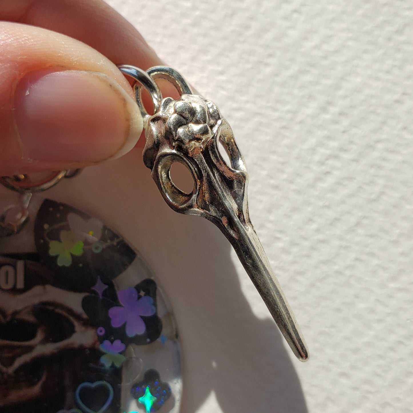 "Lol" Skeleton Keychain