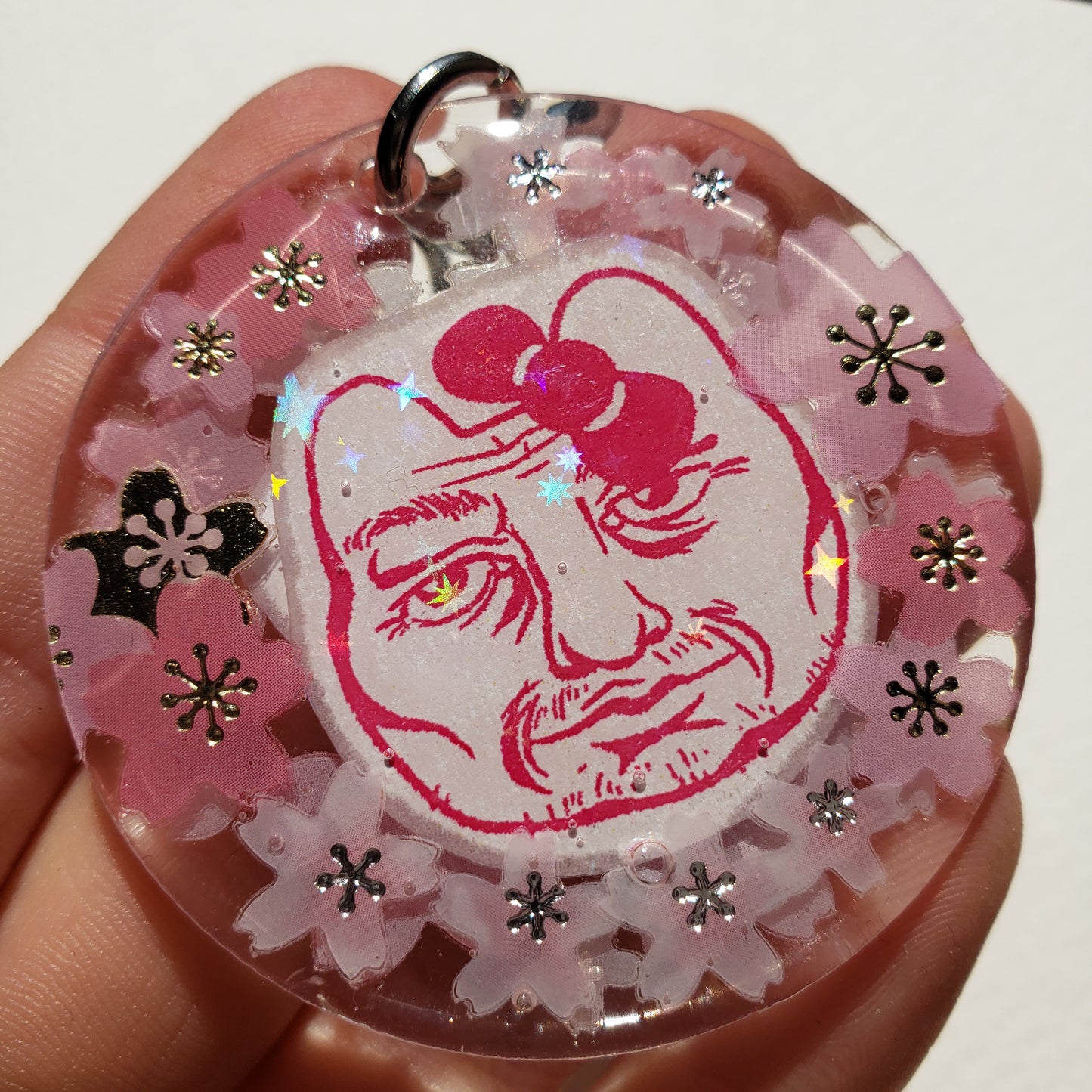 Cursed Hello Kitty Keychain