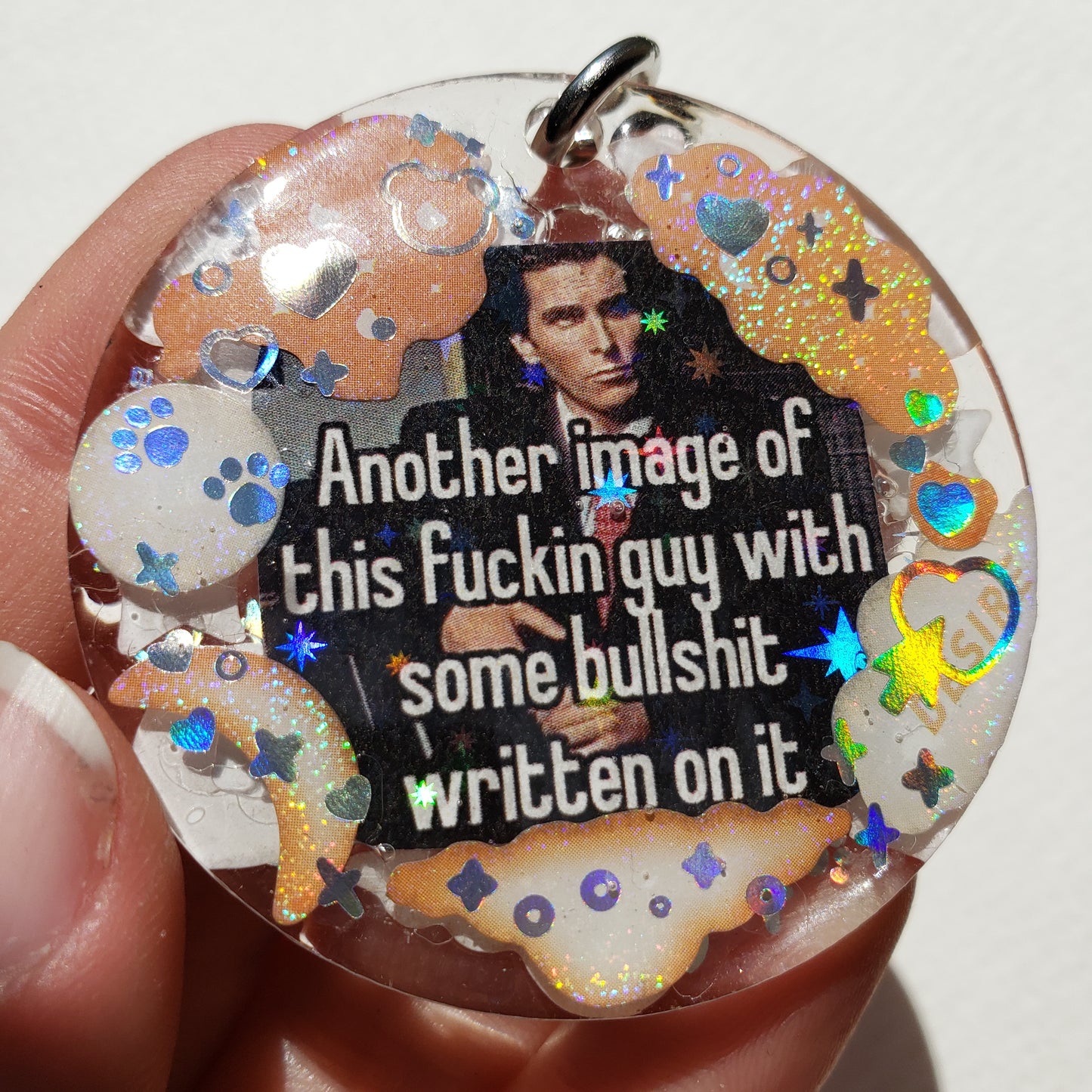 American Psycho Meme Keychain