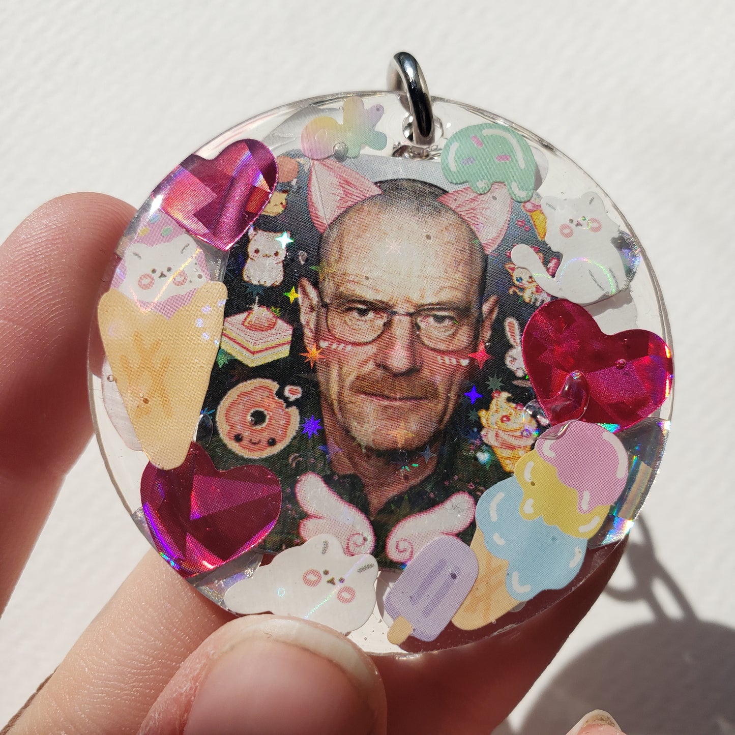 Catboy Walter White Keychain