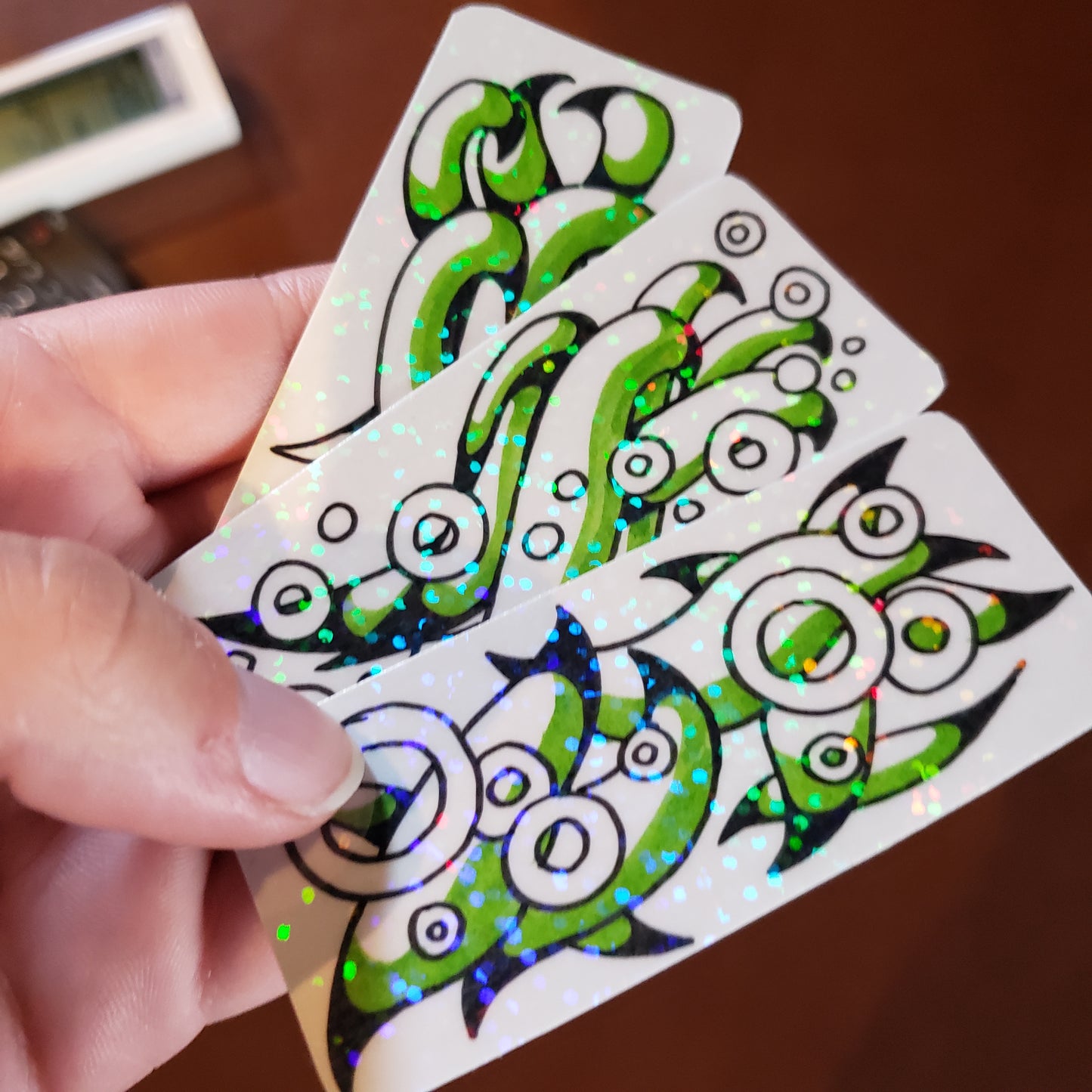 Small Abstract Stickers (With Holo Effect)