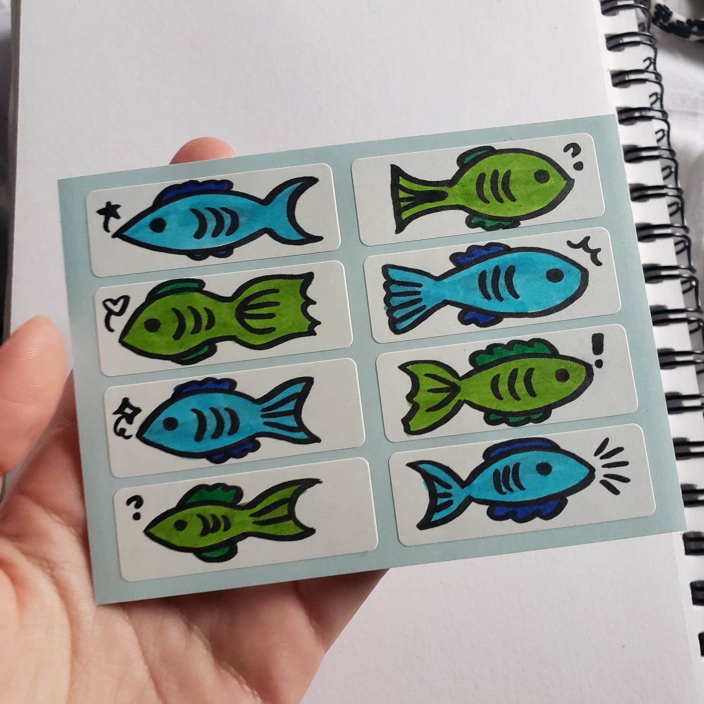 Fish Sticker Sheet