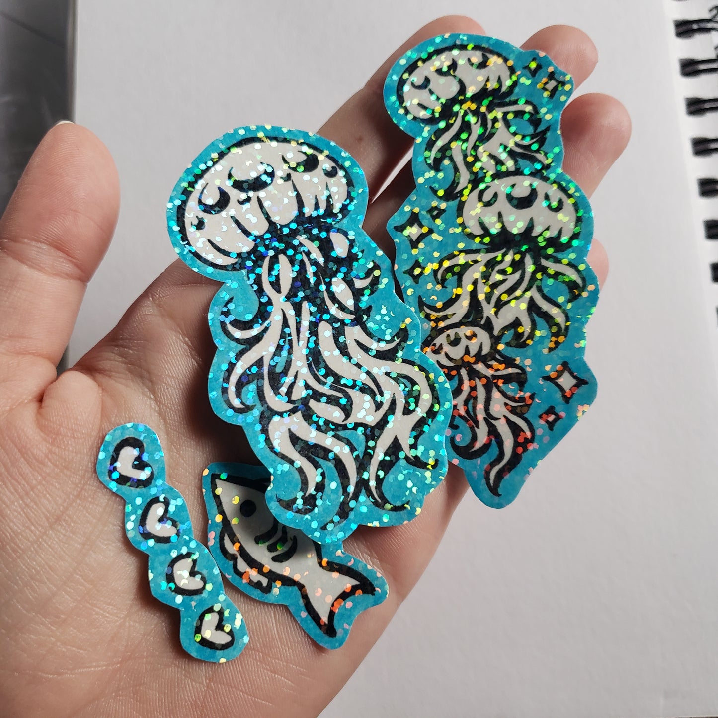 Jellyfish Ocean Sticker Set