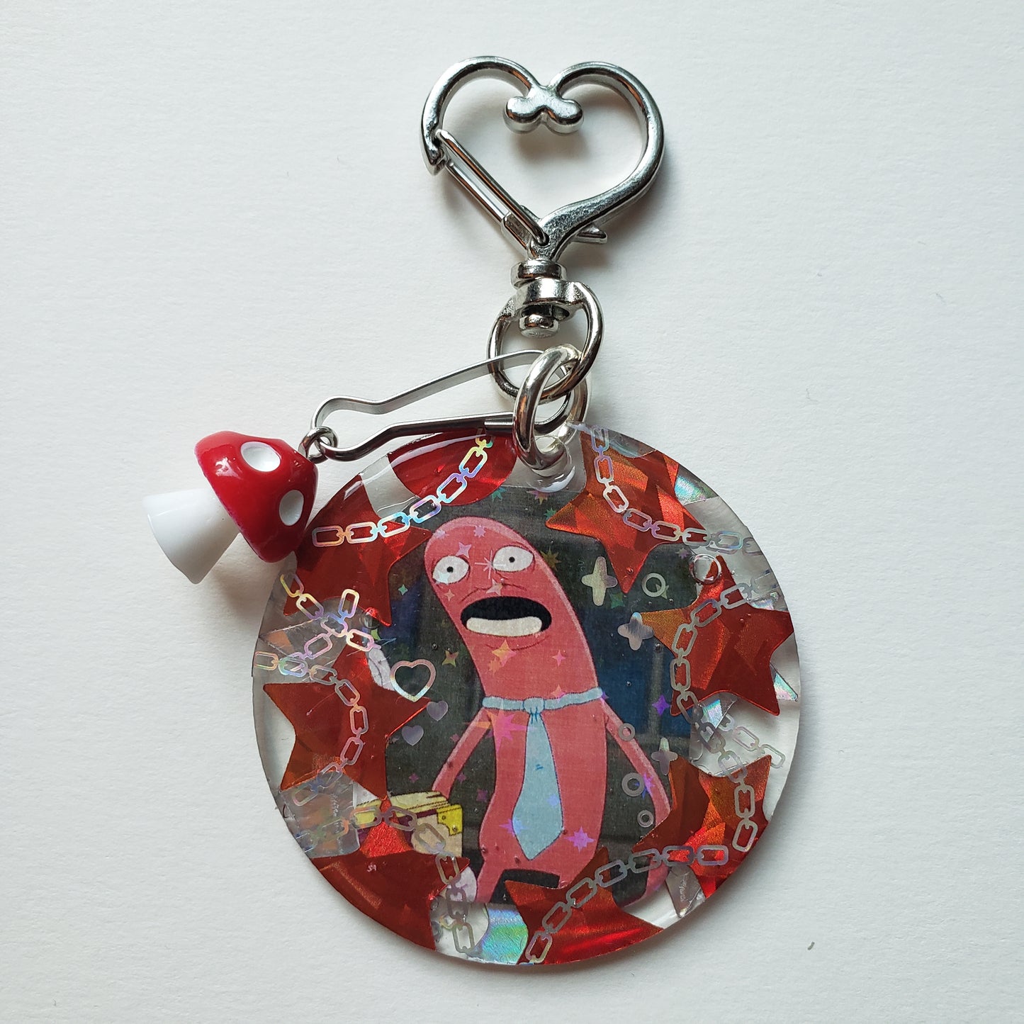 Surprised Alan Handmade Keychain