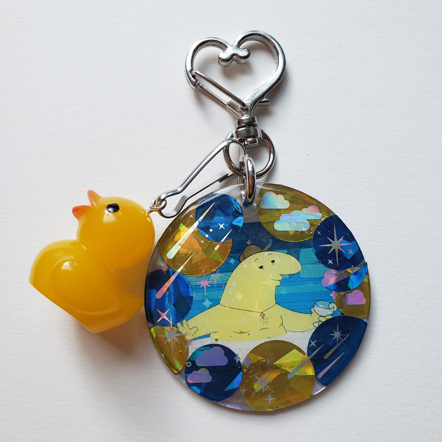 Hot Tub Charlie Handmade Keychain