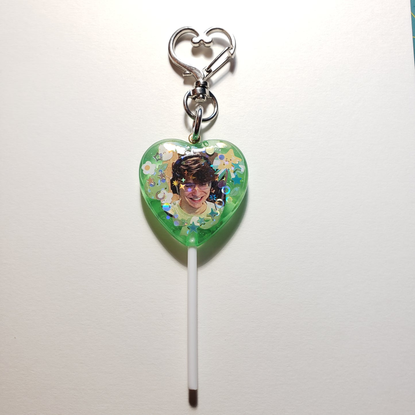 Slimecicle Green Handmade Keychain