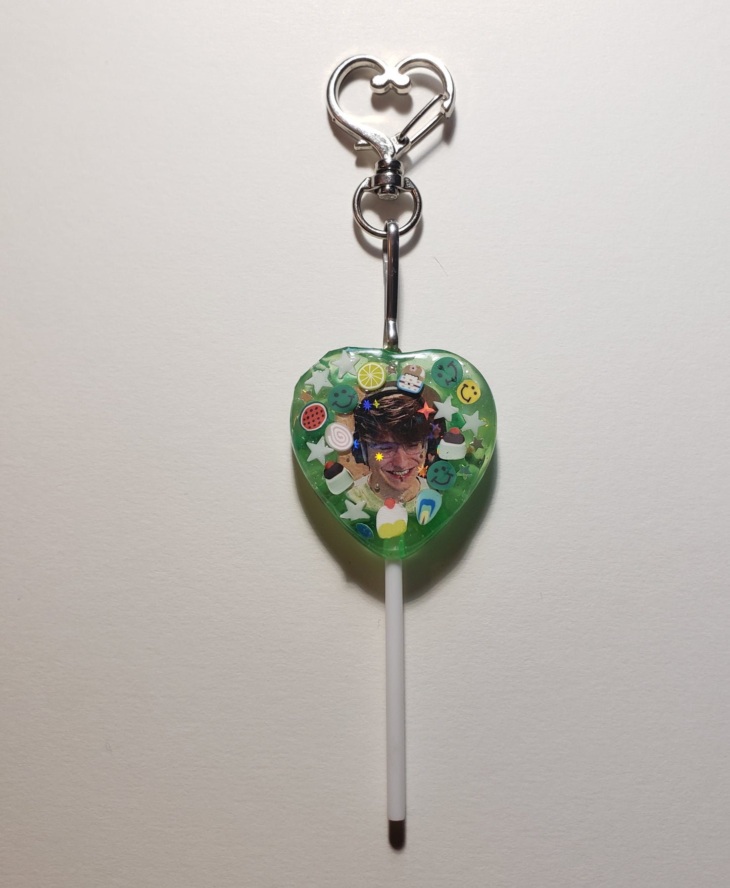 Slimecicle Green Handmade Keychain (B Grade)