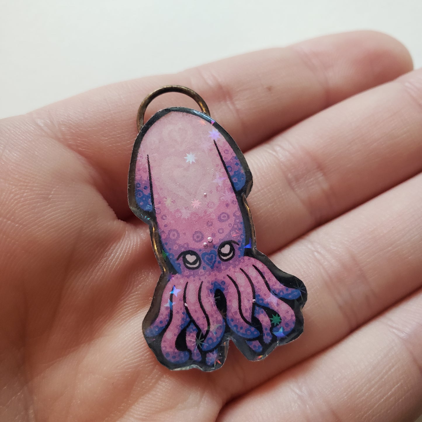 Handmade Squid Charm