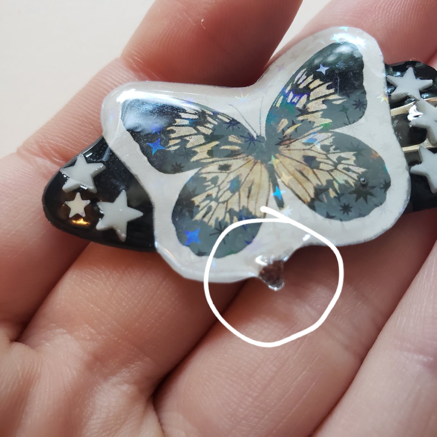 Handmade Butterfly Hairclip (B Grade)