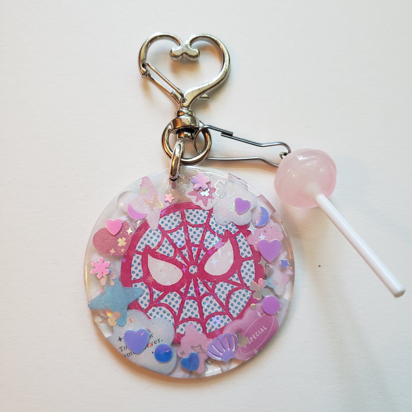 Spidergwen Handmade Keychain