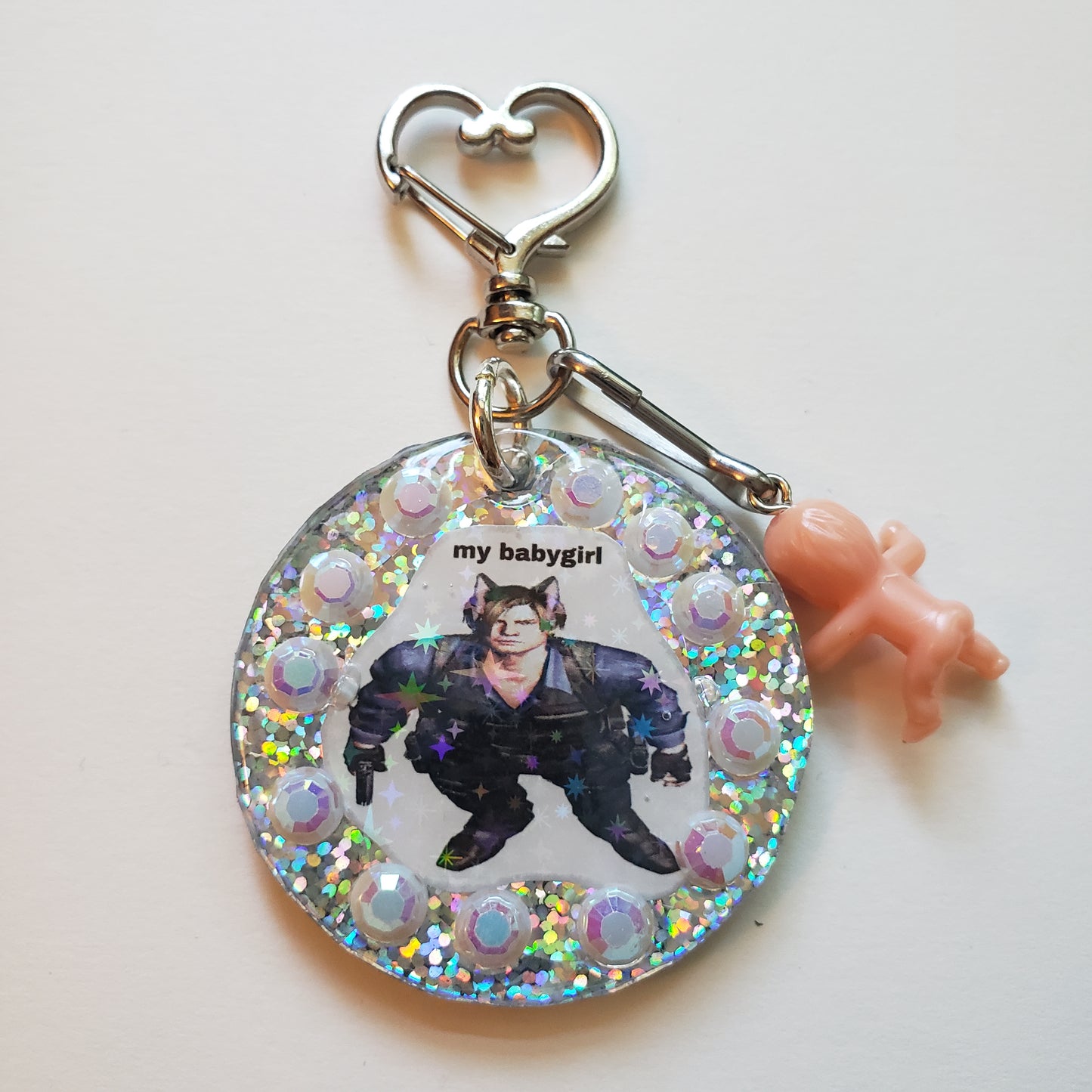 Leon Kennedy Handmade Keychain