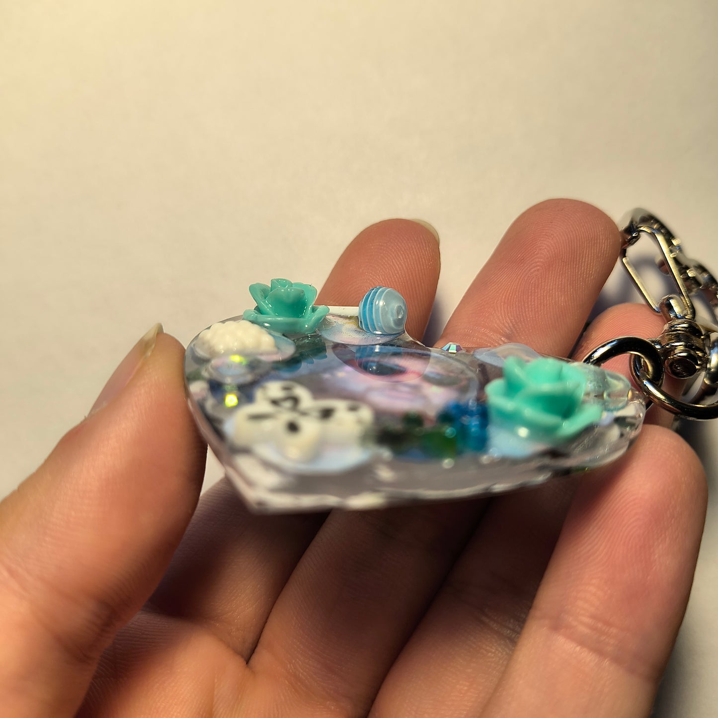 Caseoh Handmade Keychain (Stingray Charm)