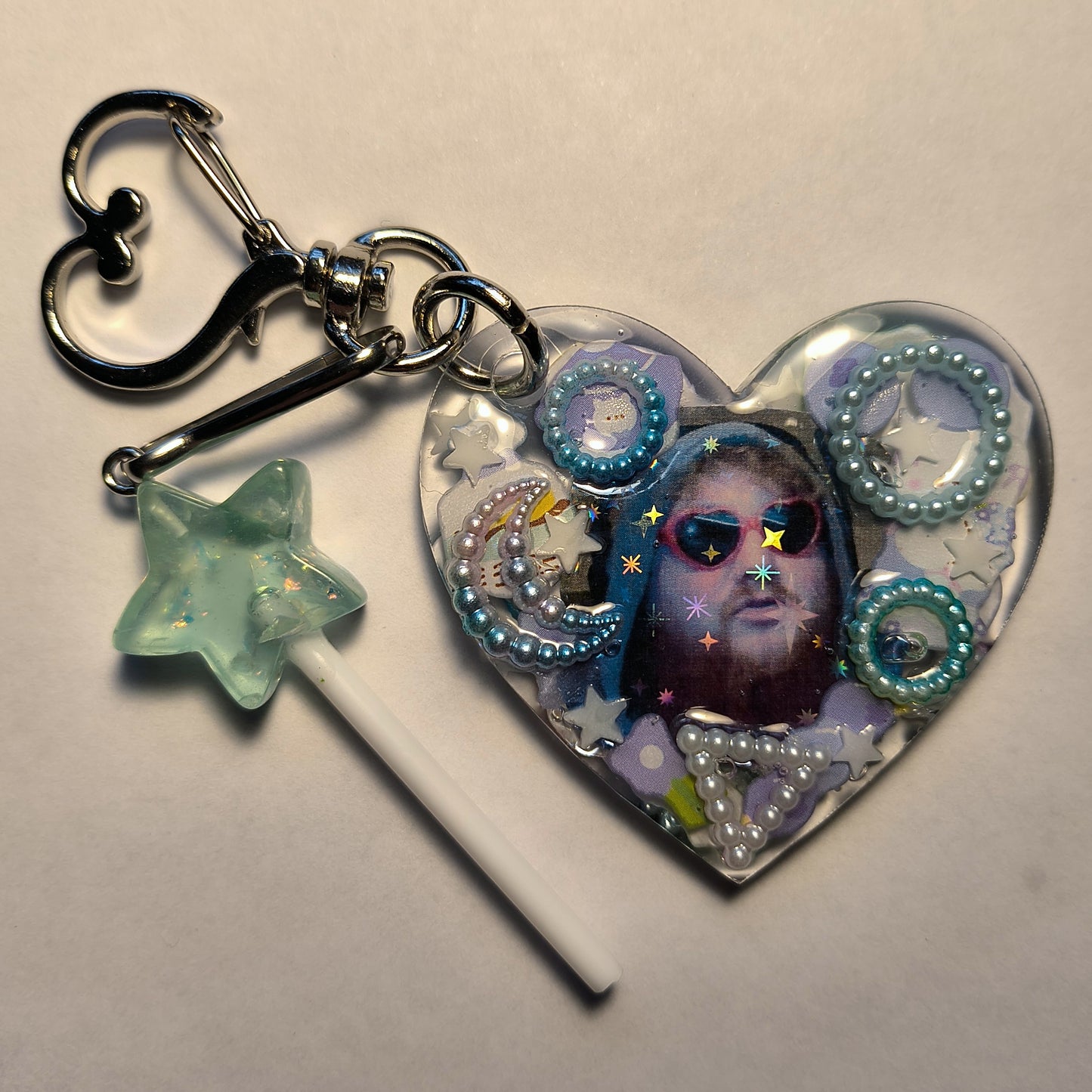 Caseoh Handmade Keychain (Star Charm)