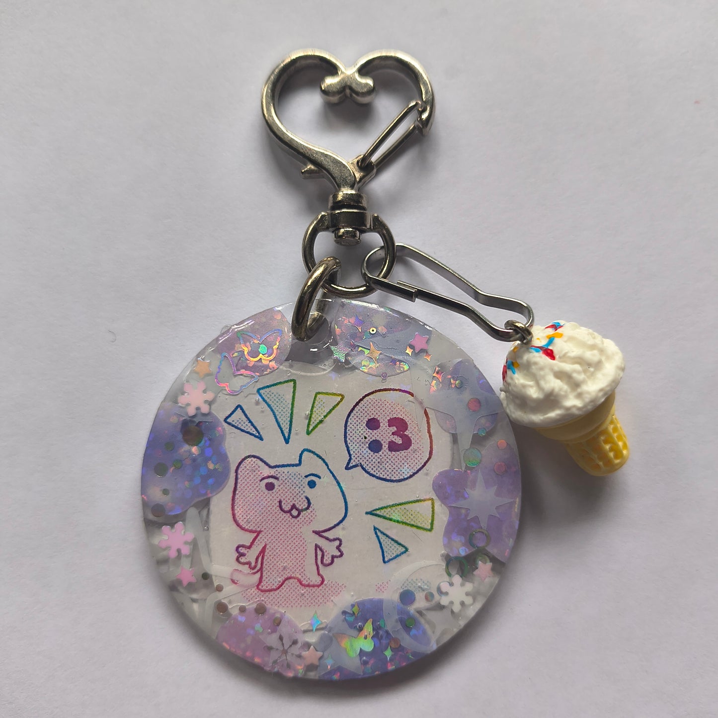 Handmade :3 Keychain (Ice Cream)