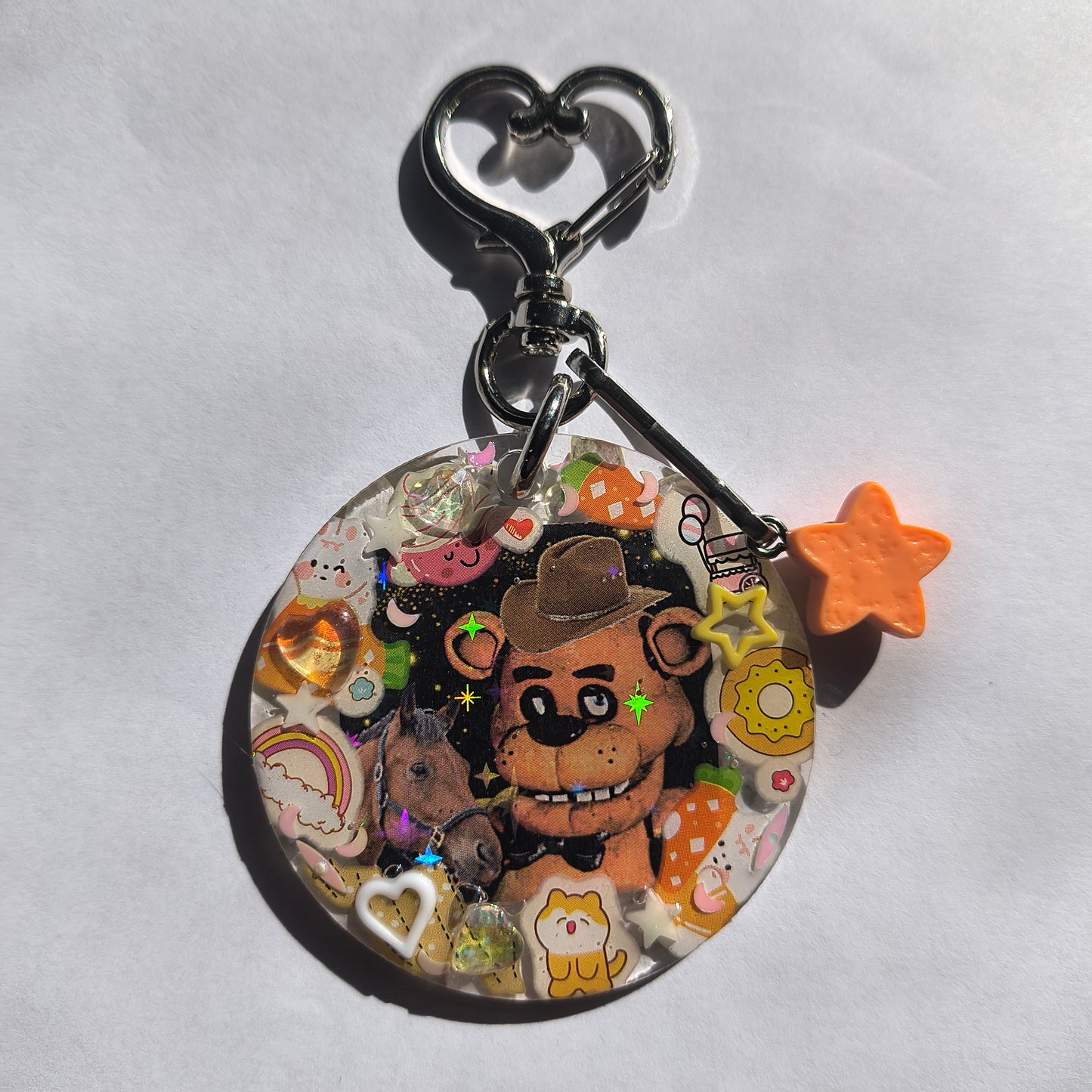 Cowboy Freddy Fazbear Handmade Keychain