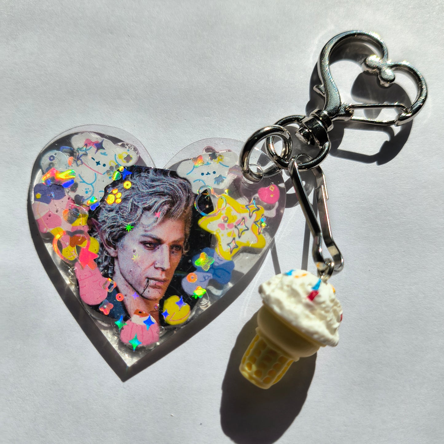 Astarion Handmade Keychain (Ice cream charm)