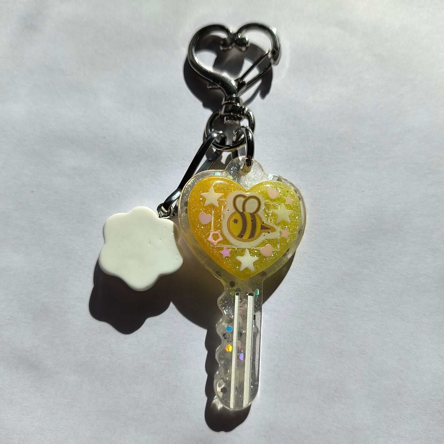 Bee and Puppycat Handmade Mini Keychain