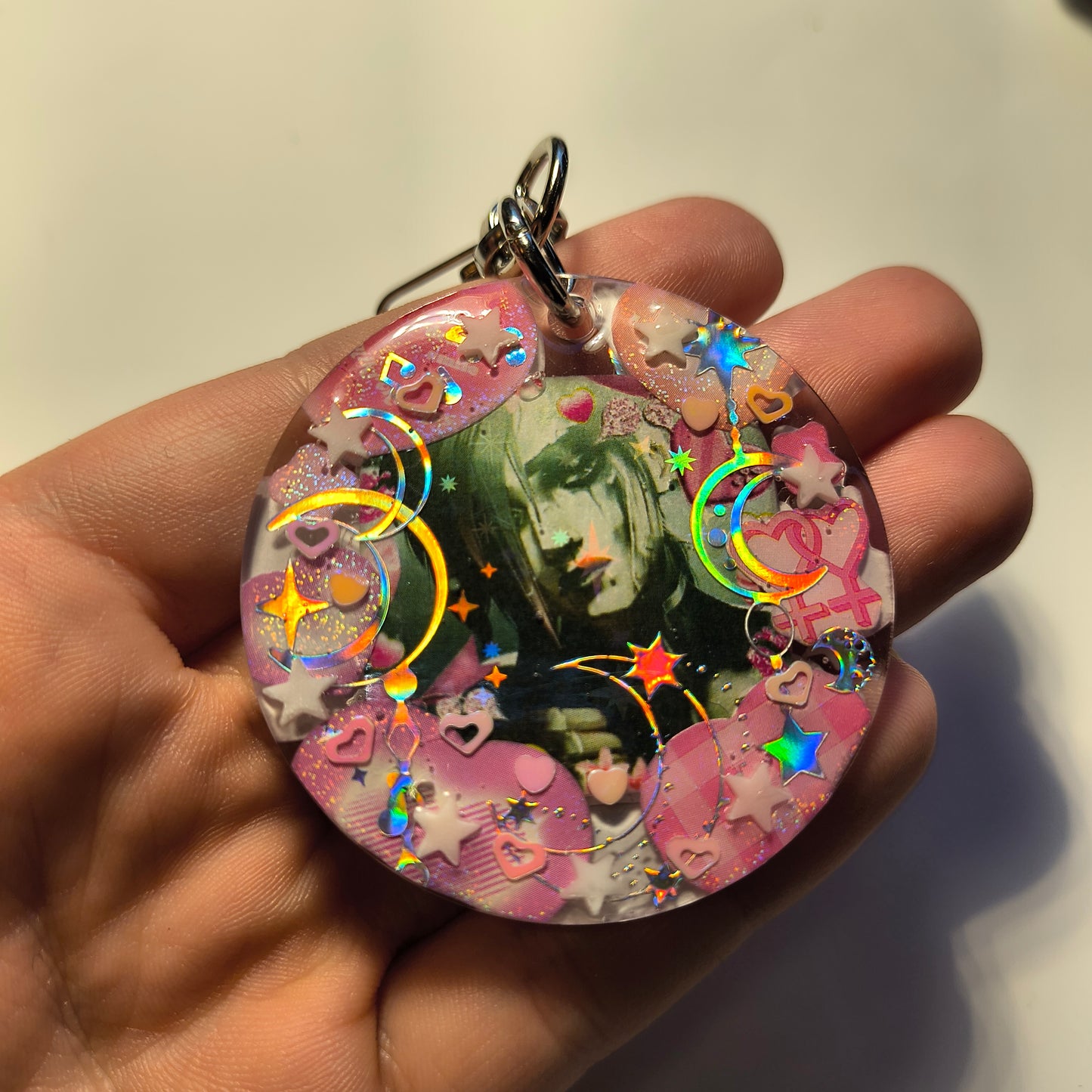 Arcane Vi Handmade Keychain (Pink)