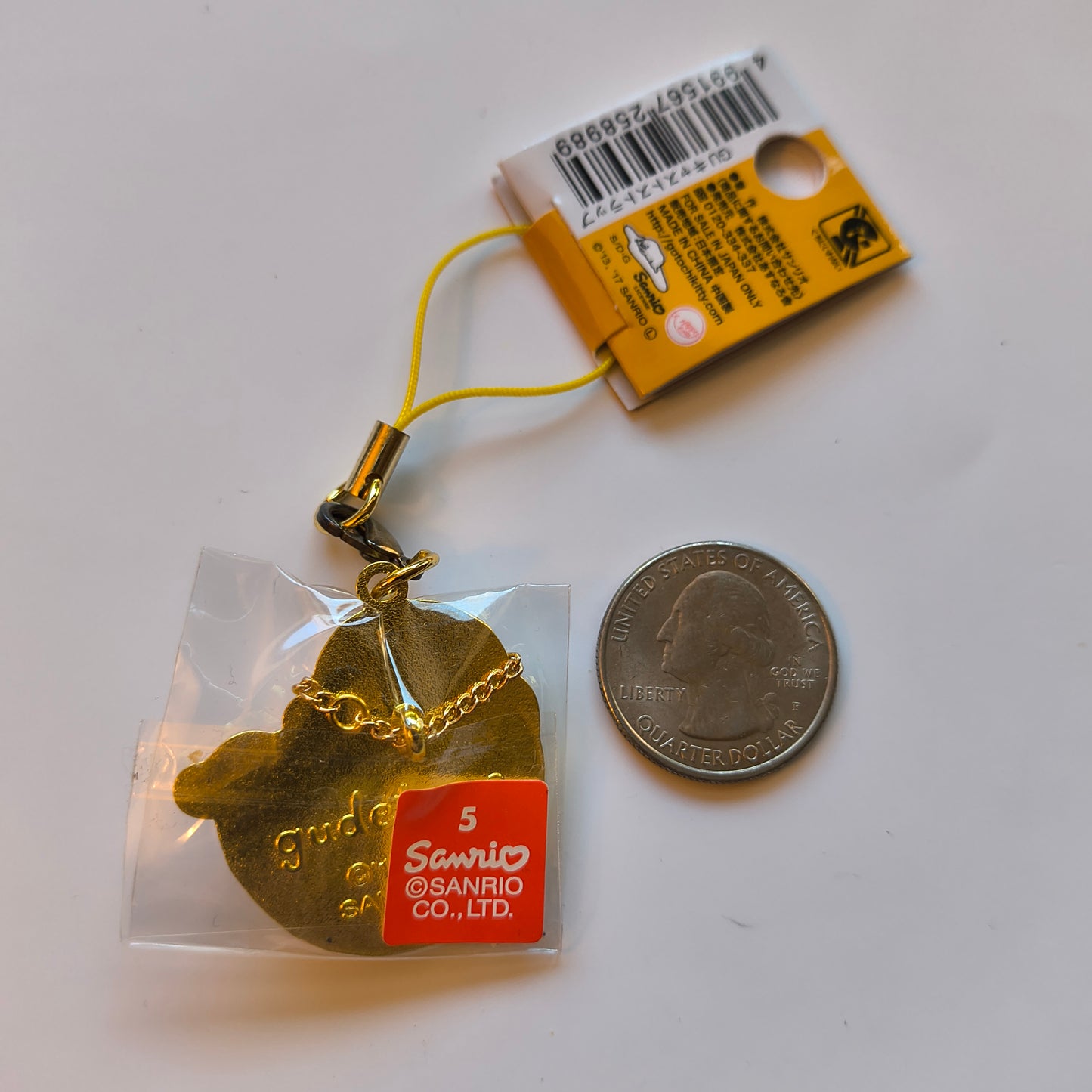 Gudetama Phone Charm