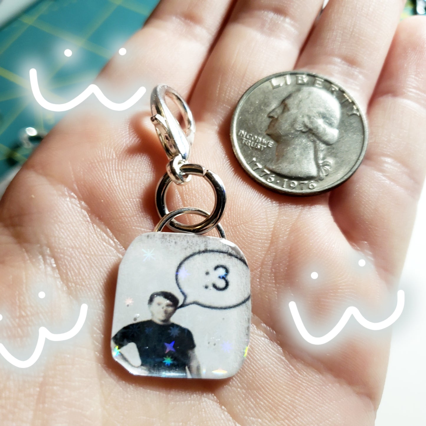 Jerma :3 Mini Charm