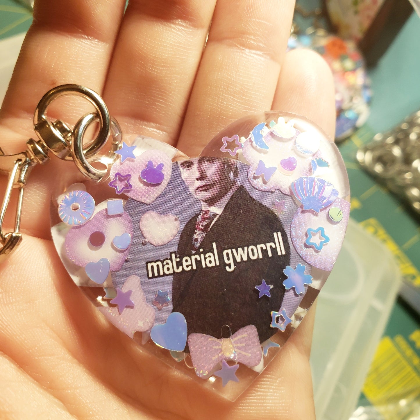Hannibal Material Girl Keychain