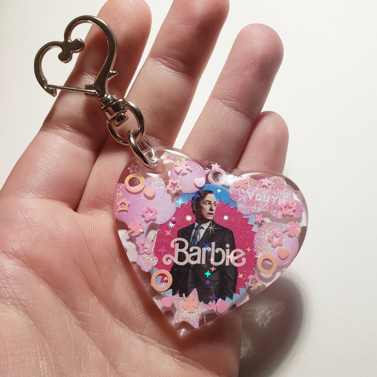 Saul Goodman Barbie Keychain (Pink)