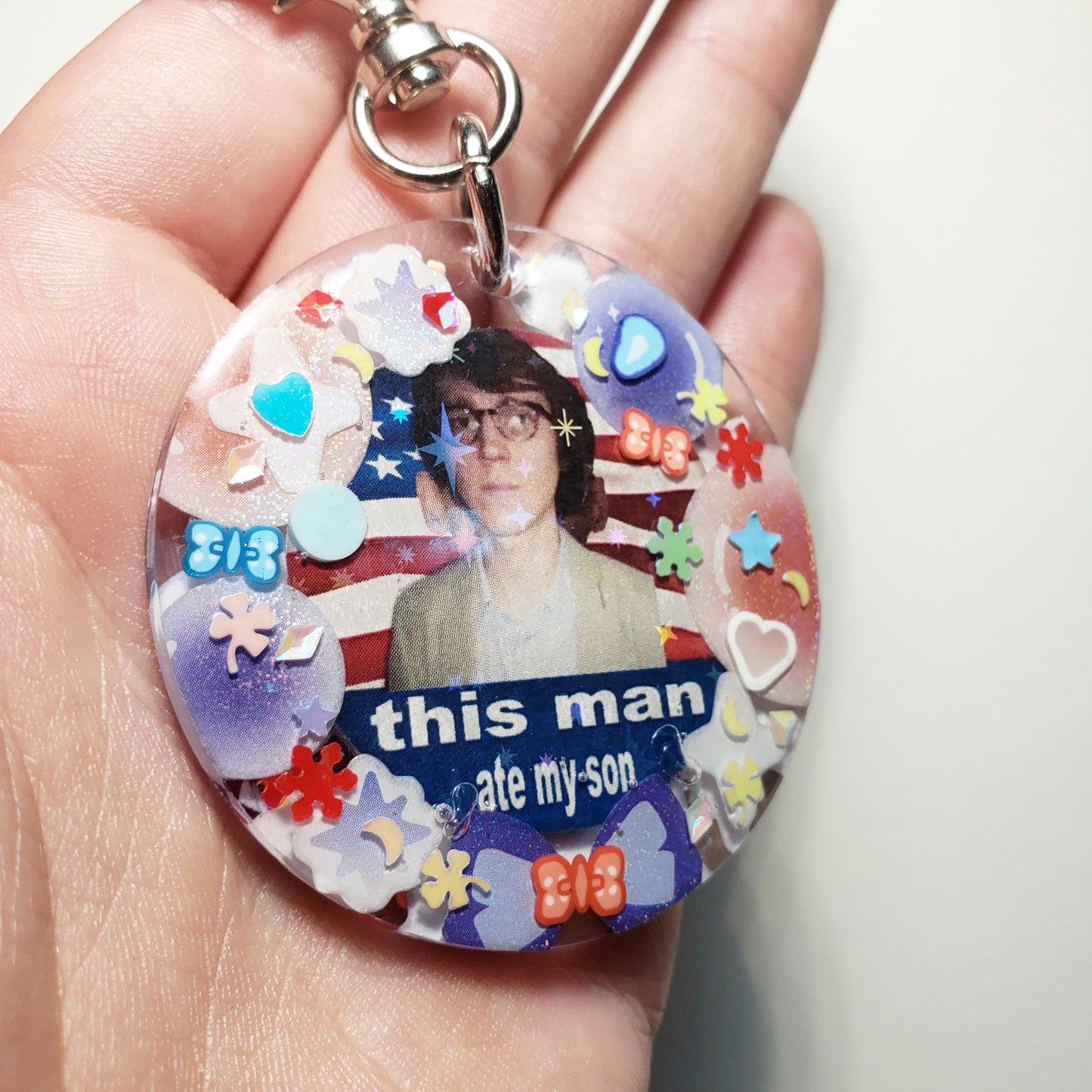 Paul Dano "This man ate my son" Keychain