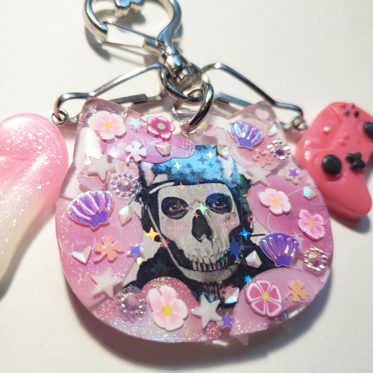 Ghost Pink Keychain