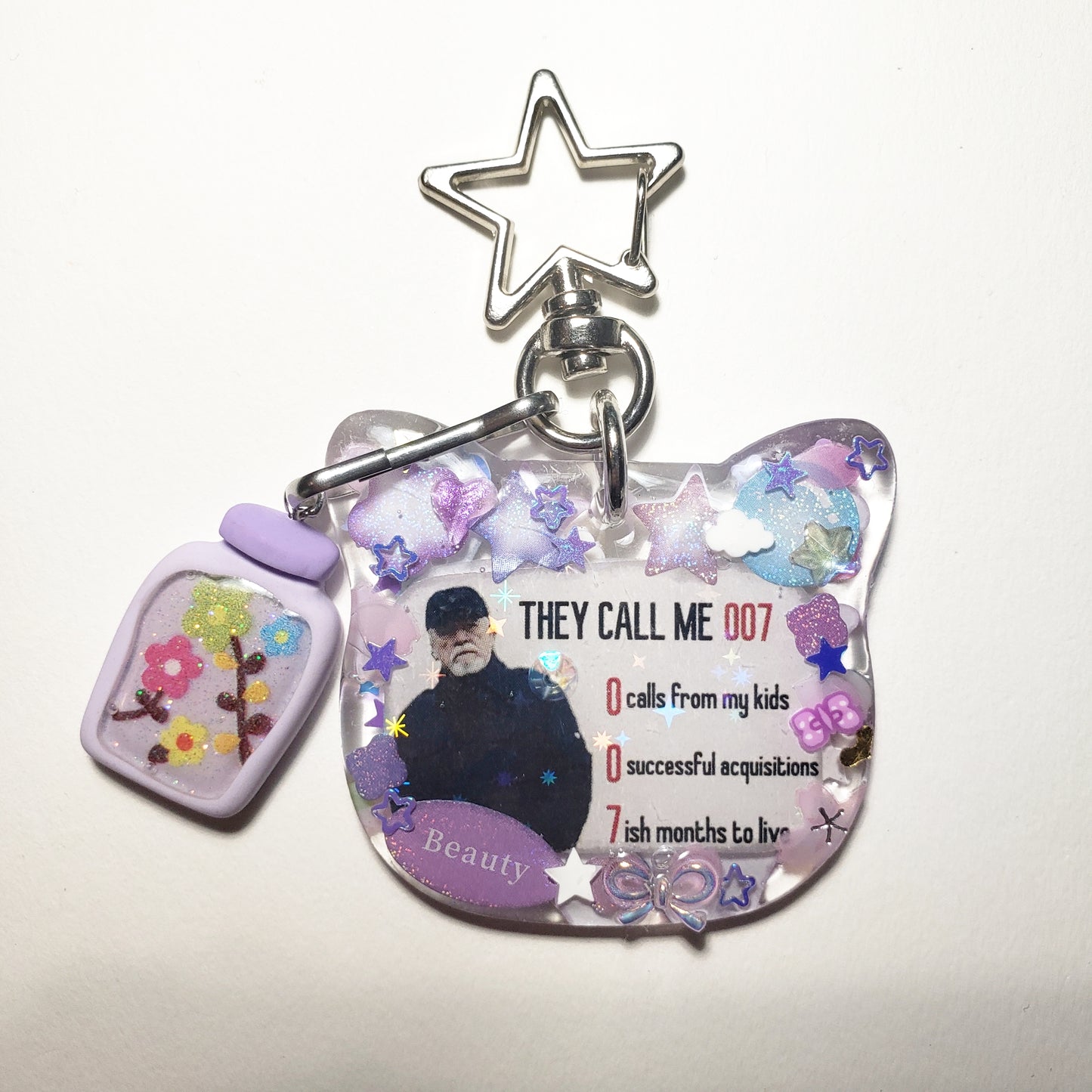 Succession Logan Keychain (purple)