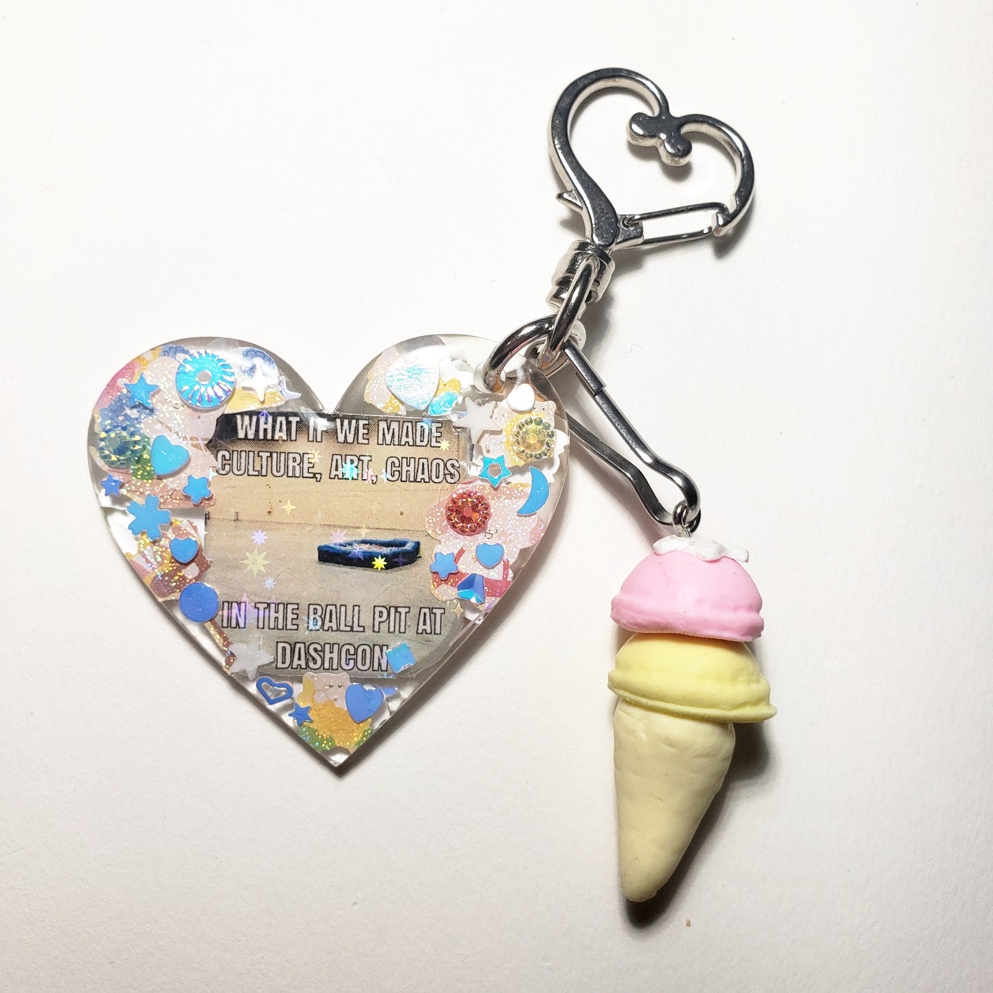 Dashcon Keychain (ice cream charm)