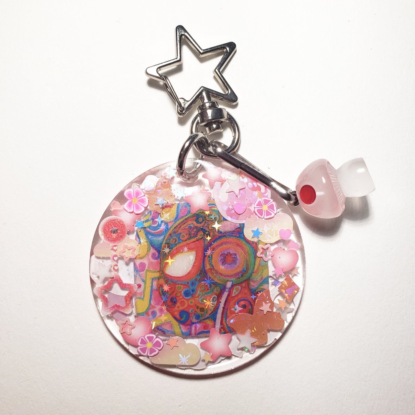 Spiderverse Original Art Keychain