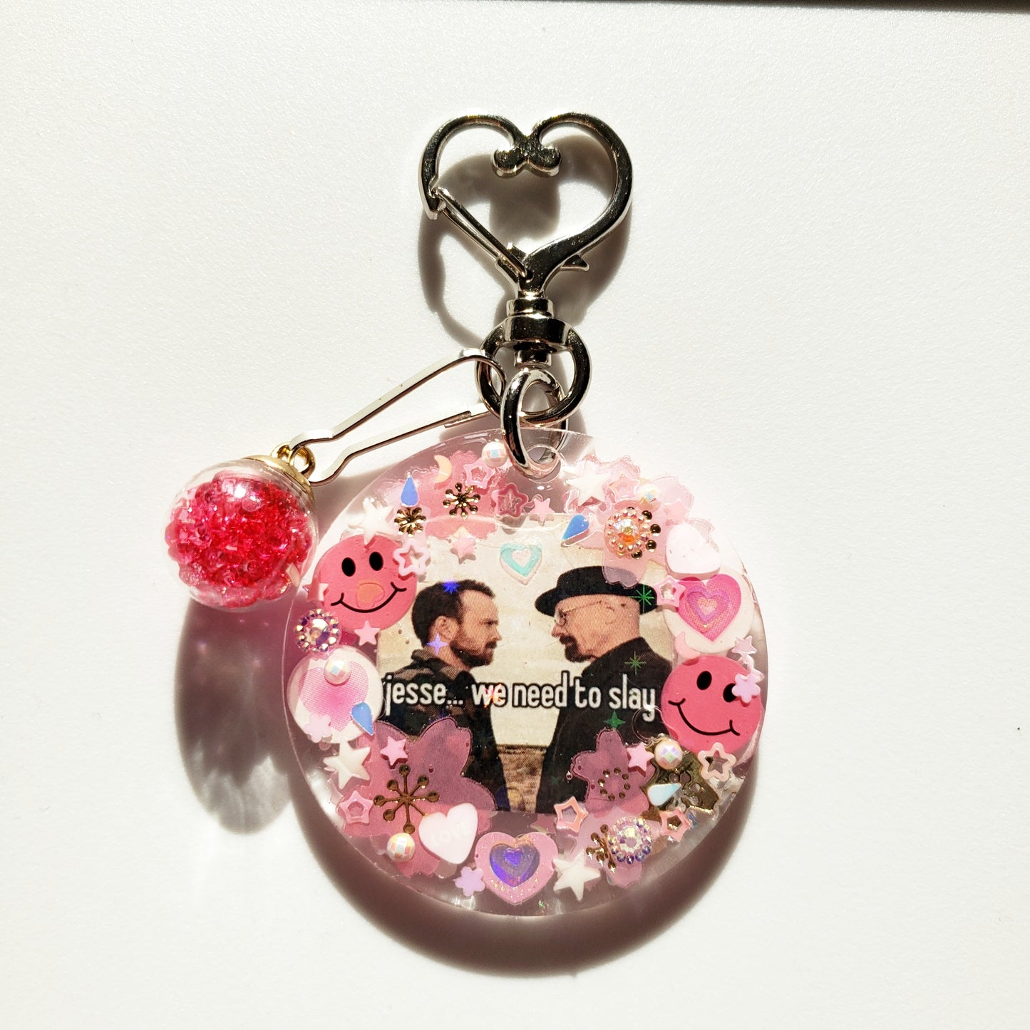 Breaking Bad "Slay" Keychain (Pink)