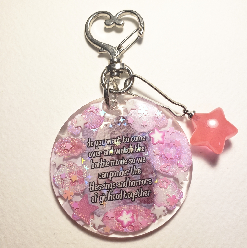 Barbie "Horrors of Girlhood" Keychain