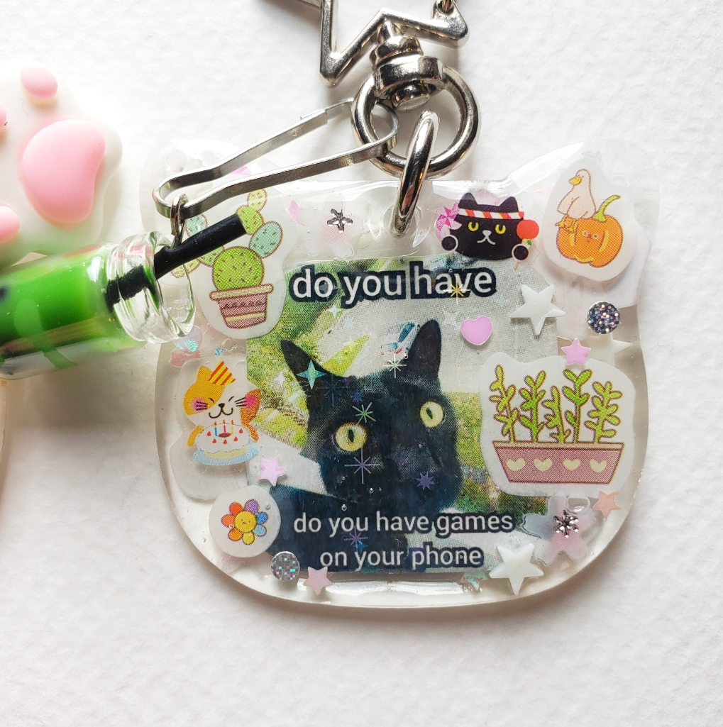Silly Kitty Keychains