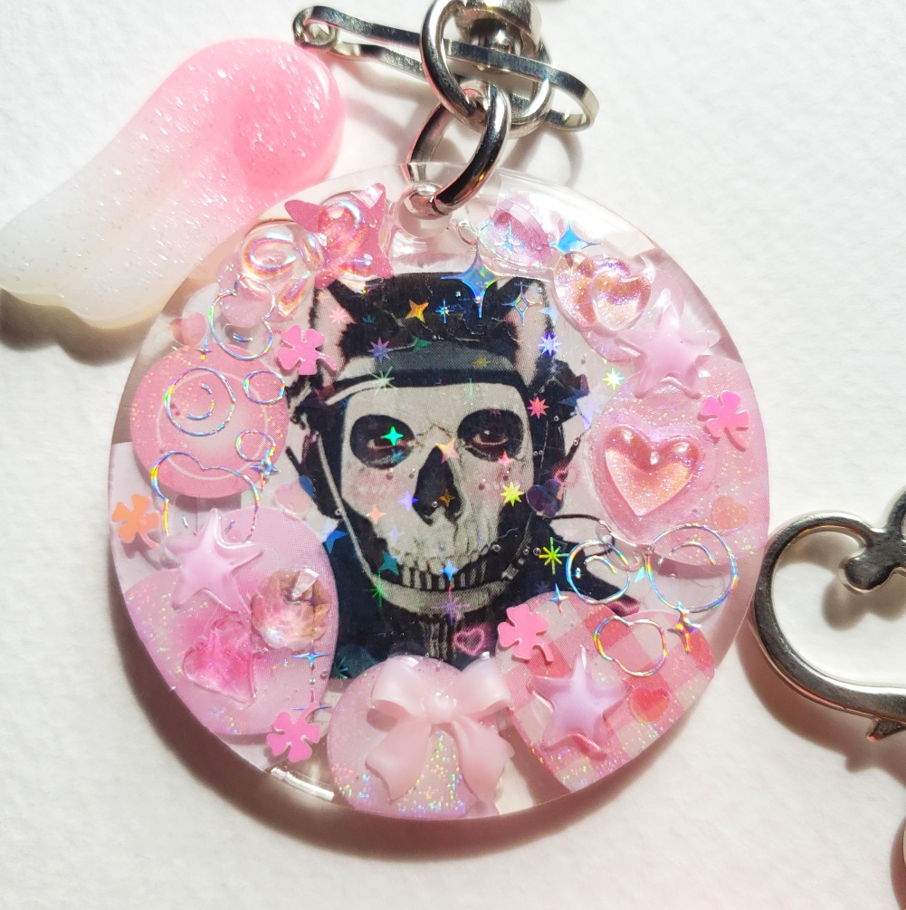 Ghost Pink Keychains