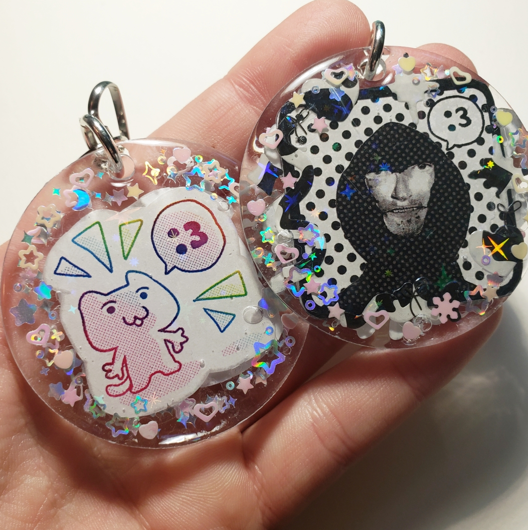 Intruder and :3 Keychains