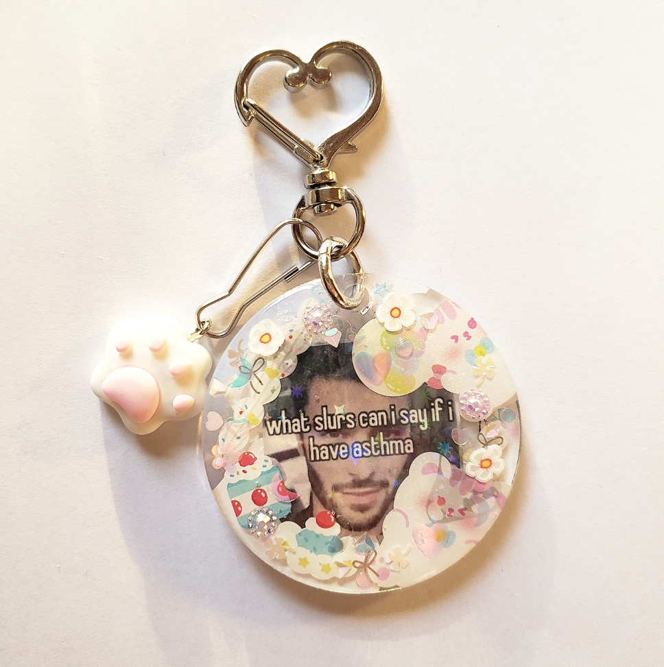 What Slurs Can I Say If I Have Asthma Keychain