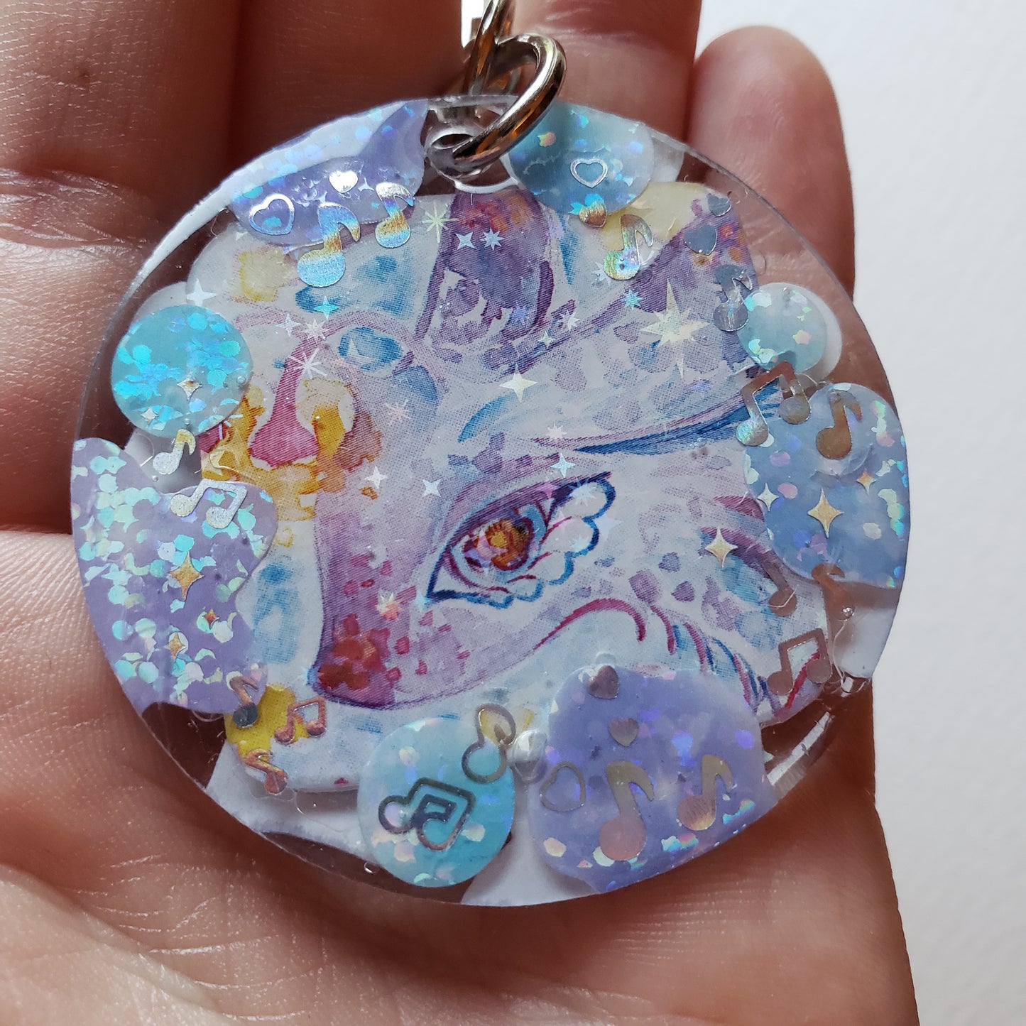 Original Watercolor Keychain