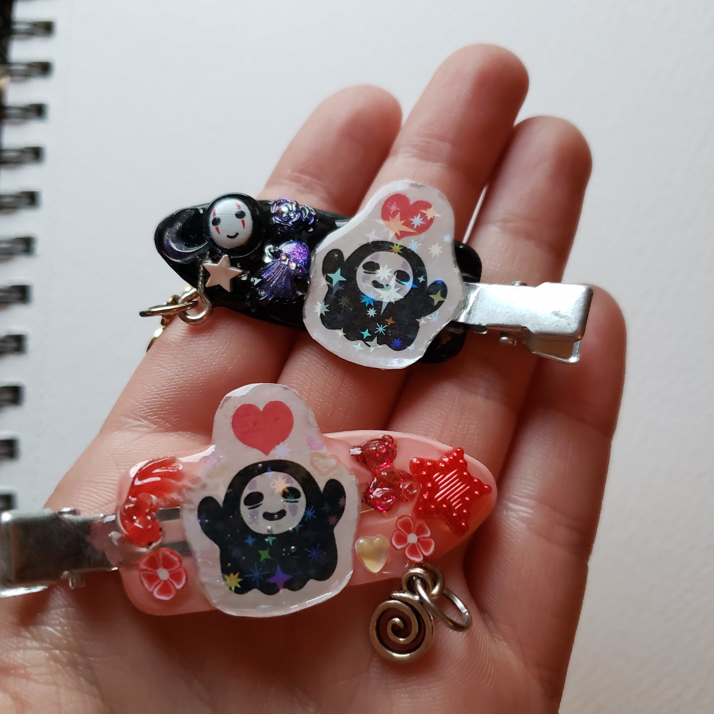 Spirited Away No Face Hairclips