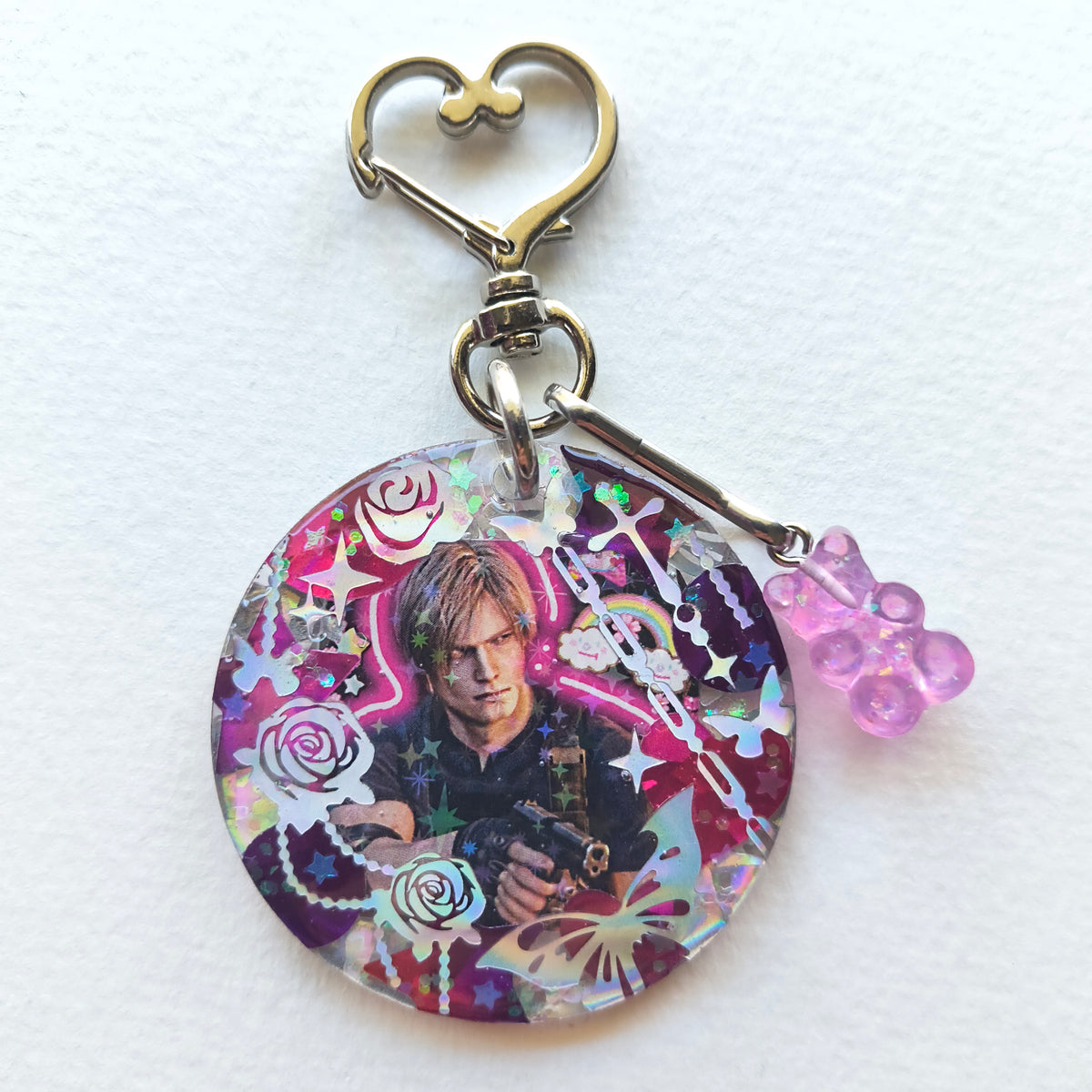Leon Kennedy Handmade Keychain