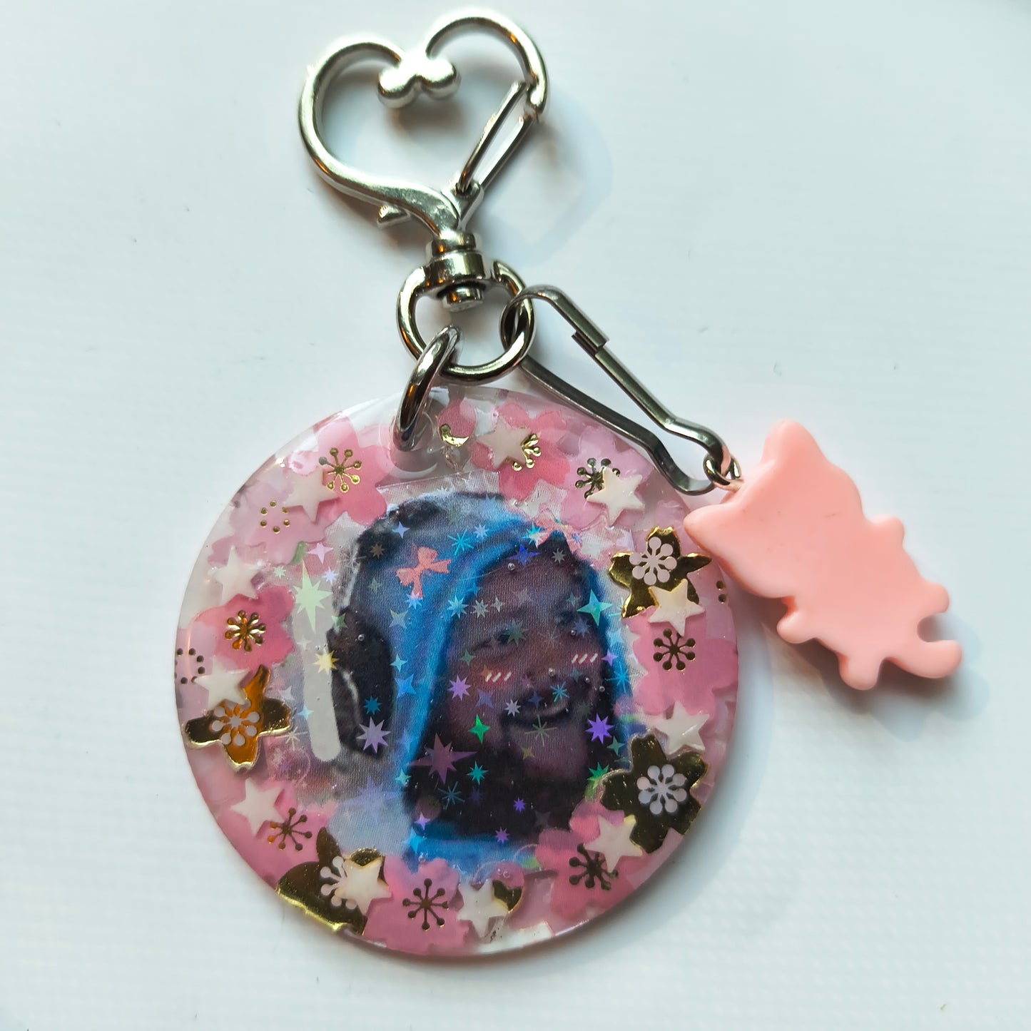 Caseoh Handmade Keychain (Pink)