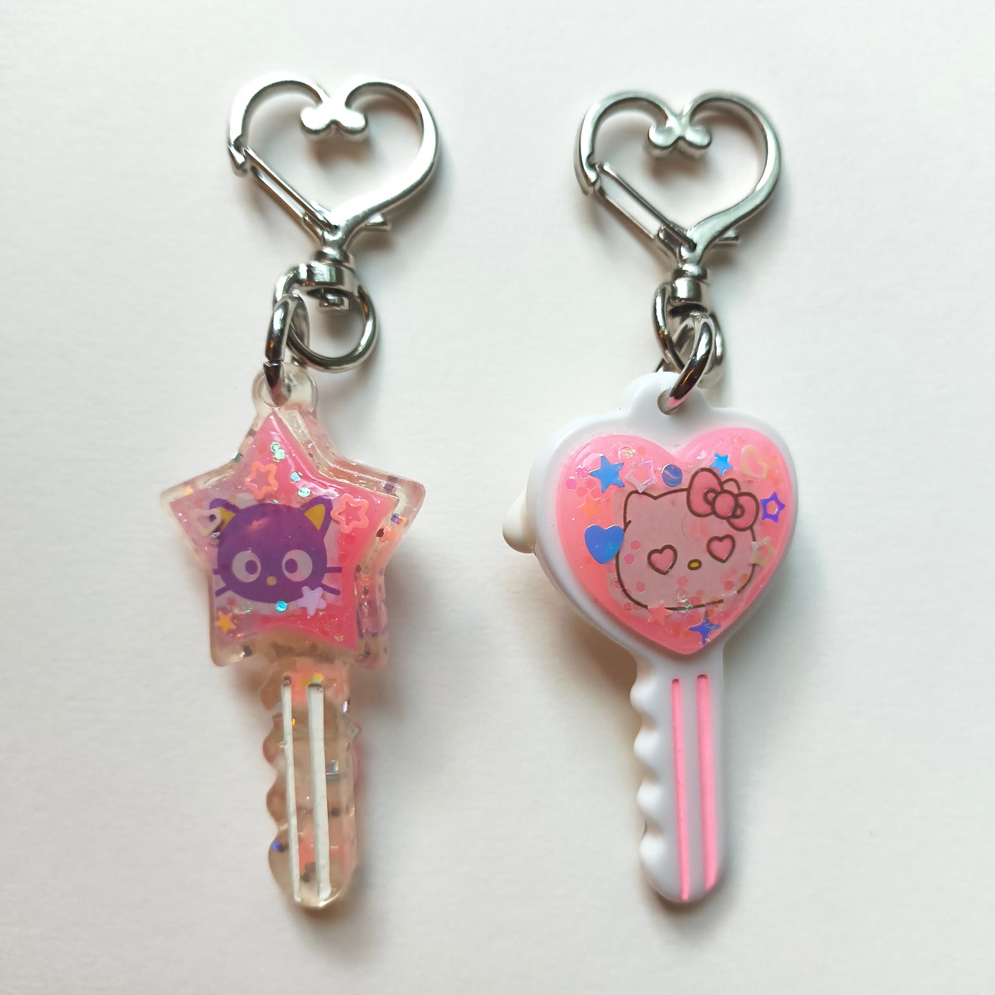 Hello Kitty and Usahana Handmade Keychains