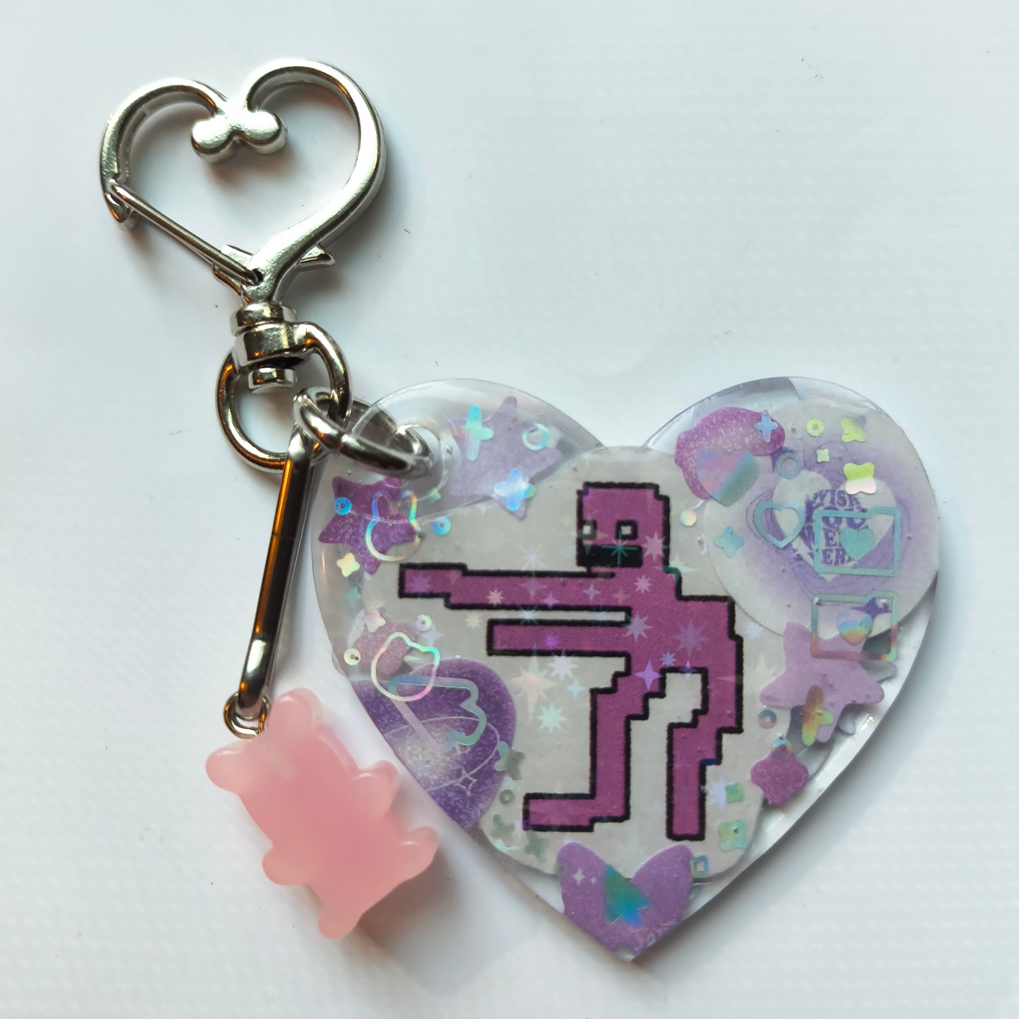 Purple Guy Handmade Keychain