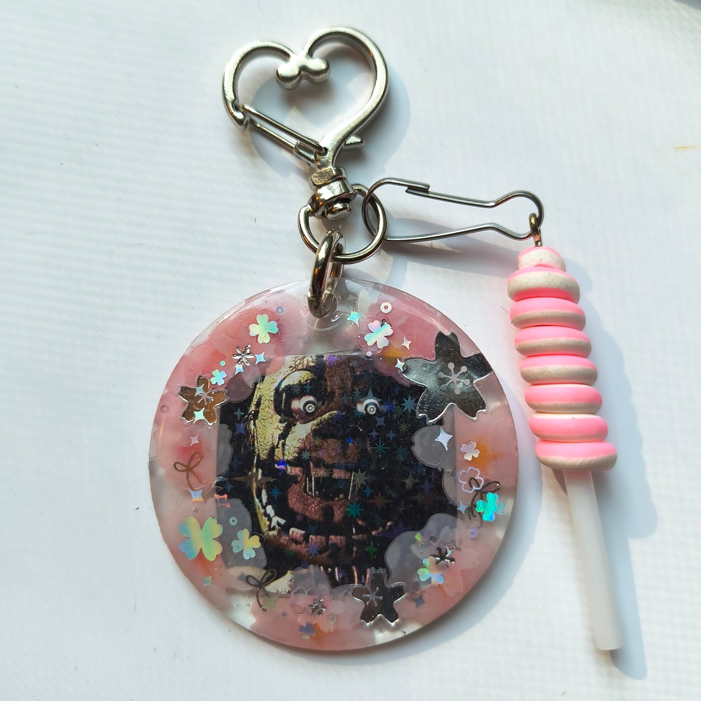 Springtrap Handmade Keychain (Pink)