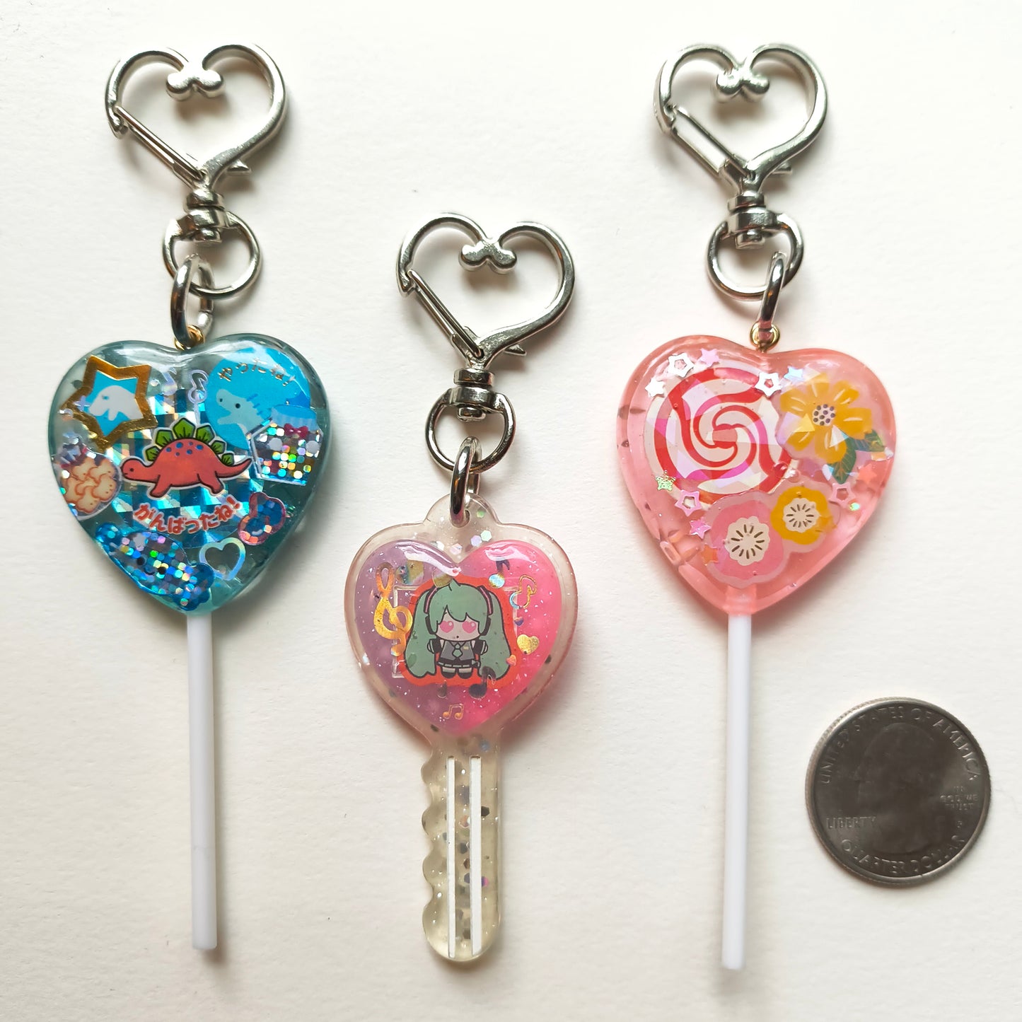Handmade Mini Charms (Miku, JJK, Pokemon)