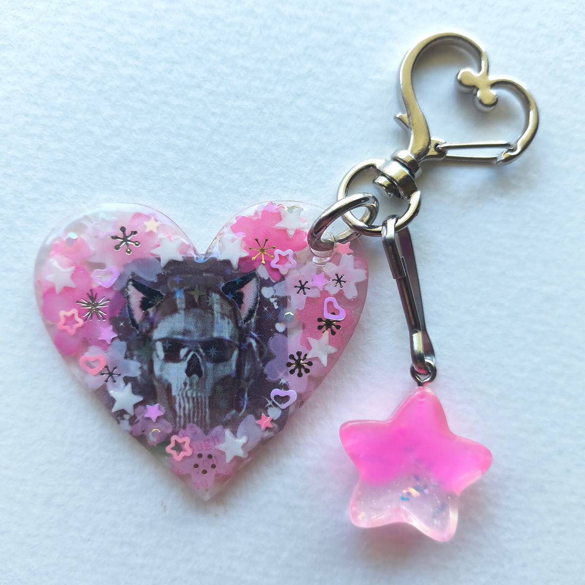 Ghost CoD Handmade Keychain