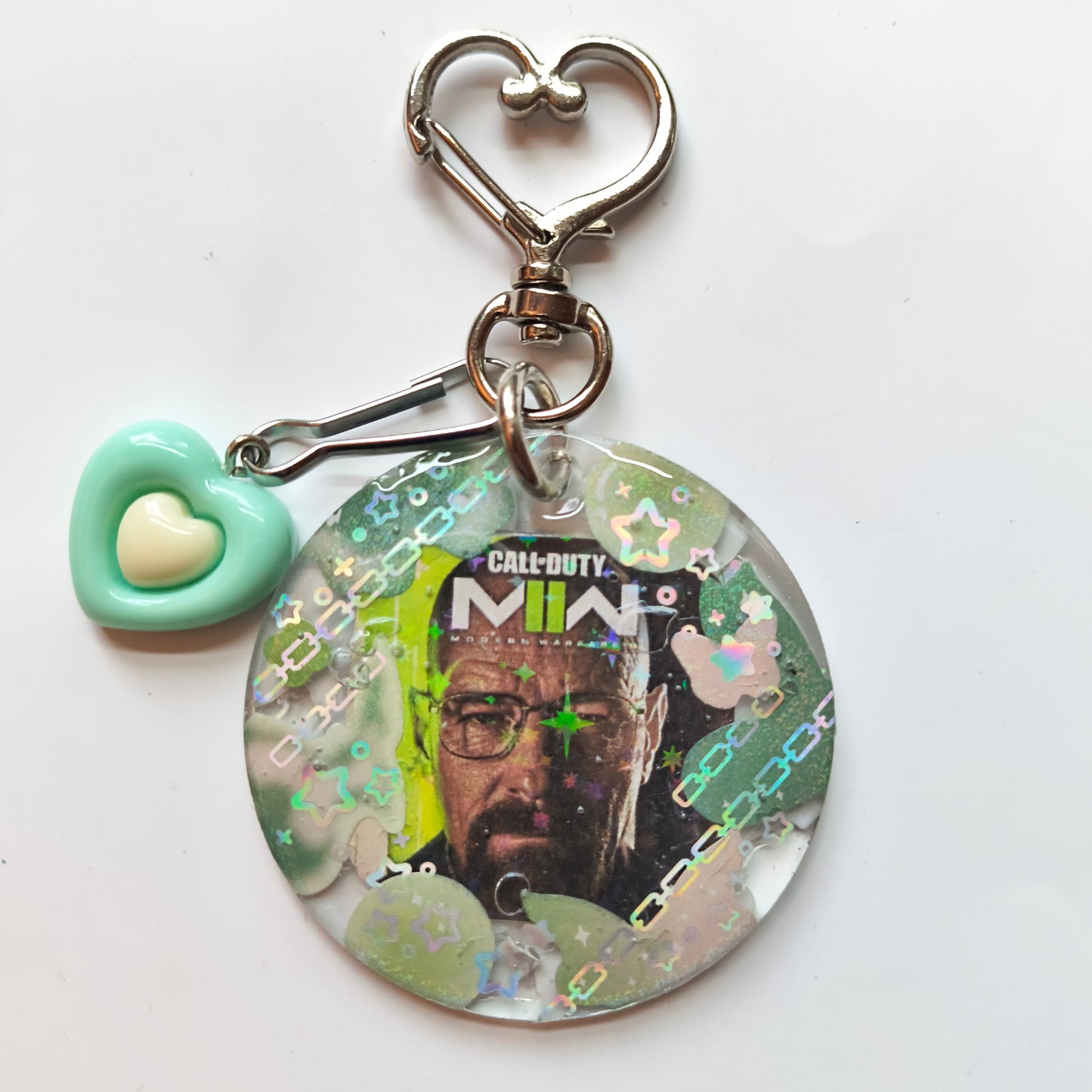 Walter White + COD Handmade Keychain