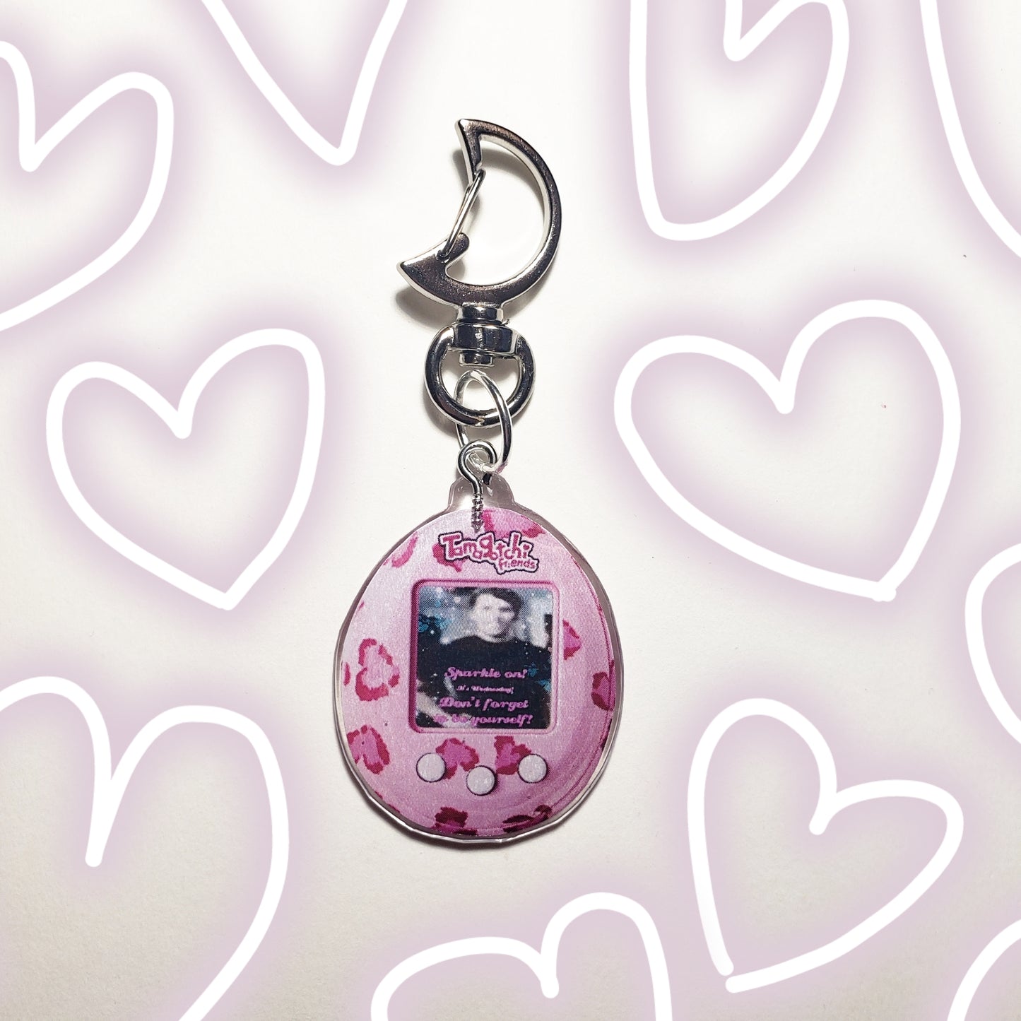 Jerma Tamagotchi Keychain